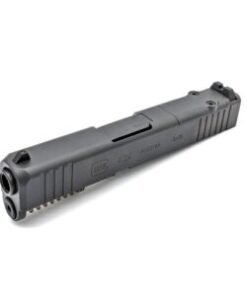 Glock 43X OEM Slide with Silver PVD finish and factory iron sights