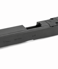 Glock 17 Gen 4 MOS Slide in nDLC black finish with factory optic cut
