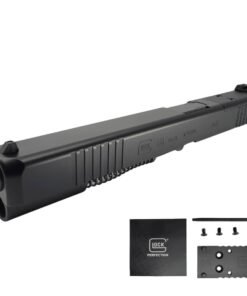 Glock 17 Gen 5 MOS Slide with nDLC finish and factory MOS optic cut